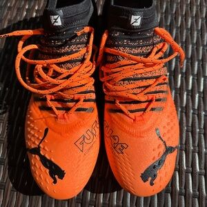 Puma Future Z 1.3 FG/AG Orange/Black Soccer Cleats 106751-01 Shoes Men's 9